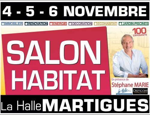 Venez nous retrouver au Salon de l’Habitat à Martigues du 4 au 6 novembre !